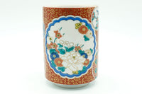 Wabana Yunomi, Japanese Teacup, Japanese Kutani ware, EdoMatcha