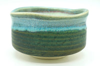 Kawa Chawan, River Japanese Blue and Green Matcha Bowl, EdoMatcha