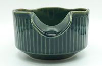 Oribe Katakuchi Chawan, Japanese Matcha Bowl, EdoMatcha