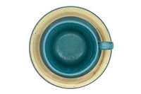 Kissa 1 Yunomi, Cafe Japanese Teacup and saucer, Tokoname ware, EdoMatcha