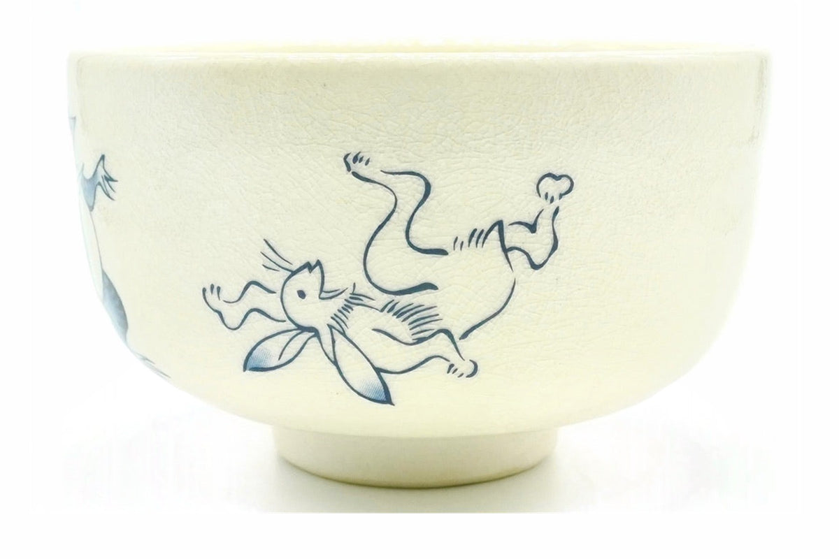 Chōjū-giga Chawan, Japanese Matcha Bowl, EdoMatcha