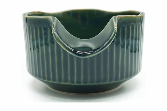Oribe Katakuchi Chawan, Japanese Matcha Bowl, EdoMatcha
