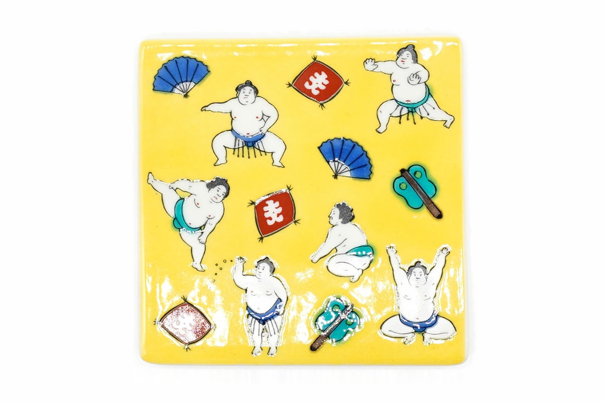 Sumo Wrestler Coaster, Japanese coaster, EdoMatcha