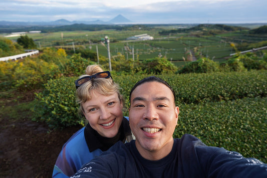 Shade-grown tea fields at our supplier's farm in Chiran, Kagoshima
