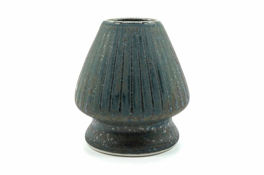 Gin chasen naoshi, a Mino ware matcha whisk holder, EdoMatcha