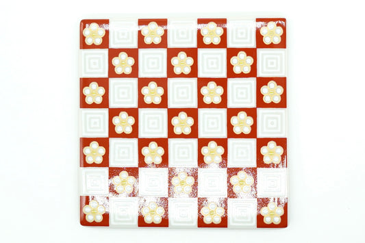 Kin Sakura Coaster, Golden Cherry Blossom, Kutani Ware, Made in Japan, EdoMatcha