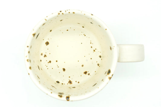 Shiro Danro Yunomi, White Fireplace Japanese Teacup, EdoMatcha