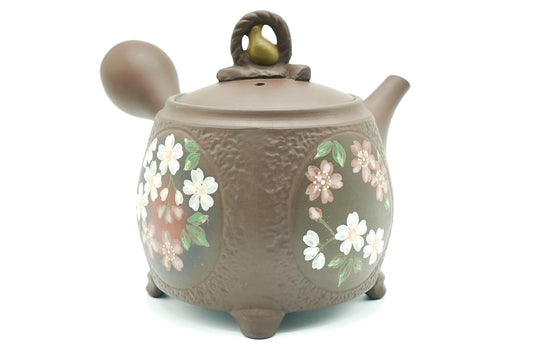 Sakura Hyotan Kyusu, Japanese Teapot, EdoMatcha