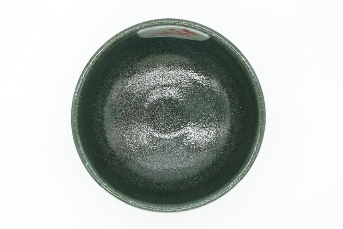 Hangetsu- Sakura Chawan, Japanese Matcha Bowl, EdoMatcha