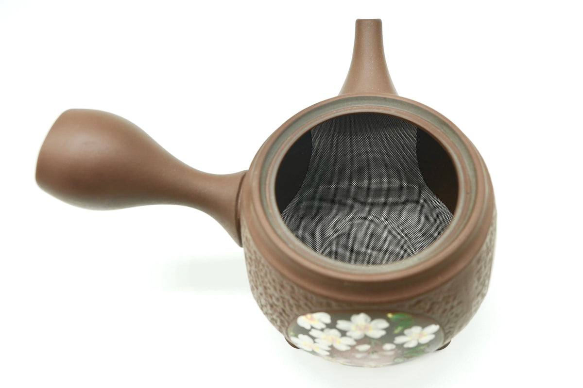 Sakura Hyotan Kyusu, Japanese Teapot, EdoMatcha