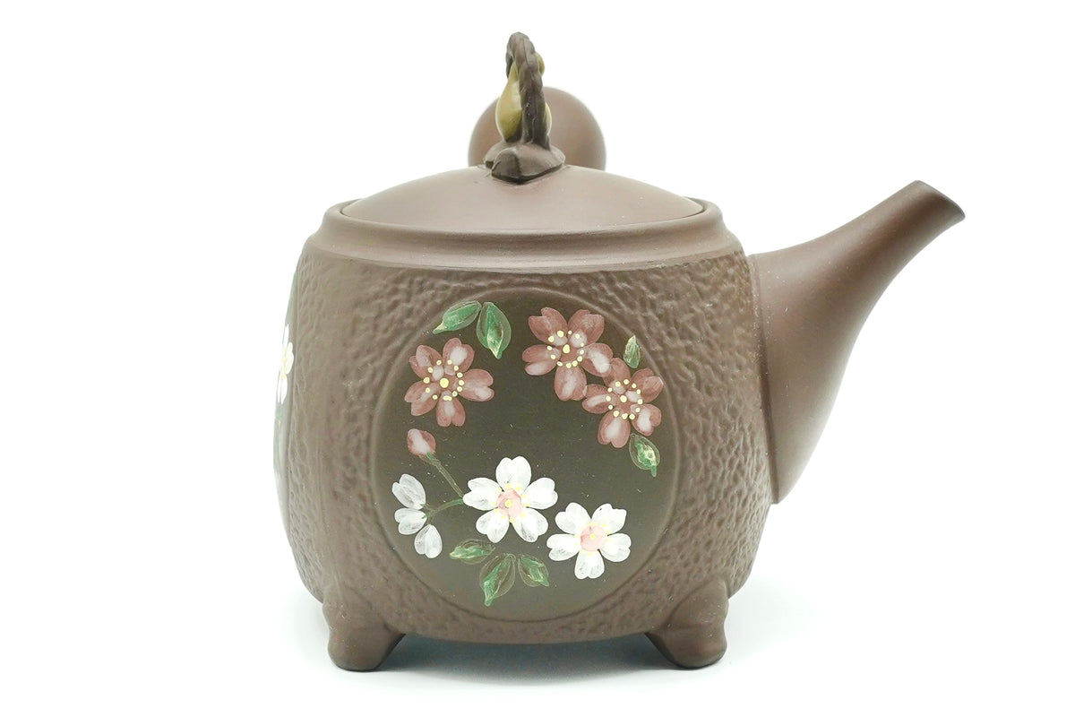 Sakura Hyotan Kyusu, Japanese Teapot, EdoMatcha