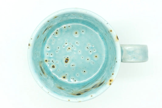 Ao Danro Yunomi, Blue Japanese Teacup, EdoMatcha