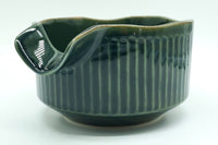 Oribe Katakuchi Chawan, Japanese Matcha Bowl, EdoMatcha