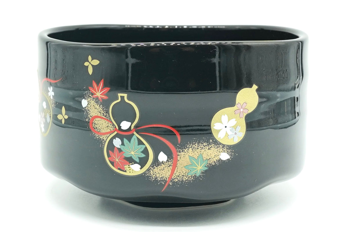 Kin Hyotan Chawan, Japanese Matcha Bowl, EdoMatcha