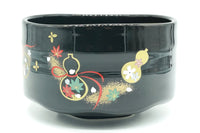 Kin Hyotan Chawan, Japanese Matcha Bowl, EdoMatcha