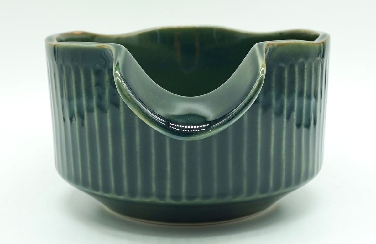 Oribe Katakuchi Chawan, Japanese Matcha Bowl, EdoMatcha