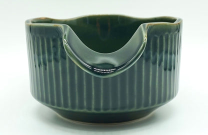 Oribe Katakuchi Chawan, Japanese Matcha Bowl, EdoMatcha