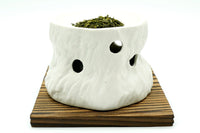 Shiro Kirikabu Cha-kōro, Tea Incense Burner, EdoMatcha