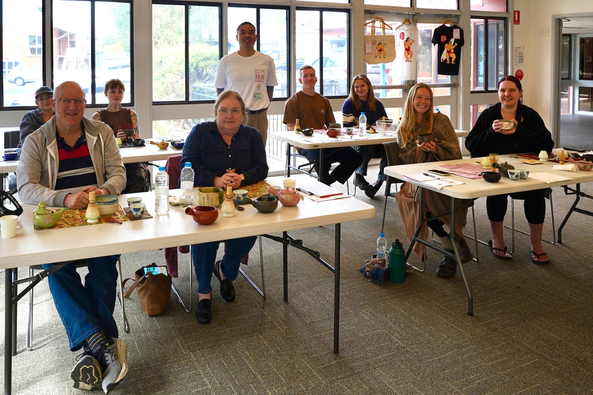 Beginners Japanese tea workshop with Taka Kaneko on the NSW South Coast