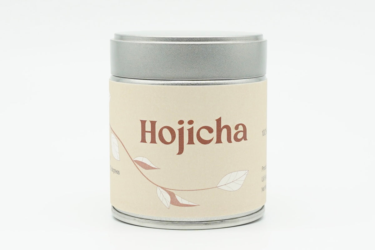 Organic Japanese Hojicha Powder, 40g tin, EdoMatcha
