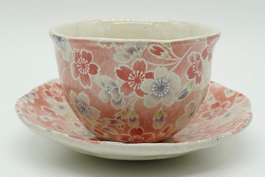Sakura Yunomi, Japanese Teacup, EdoMatcha