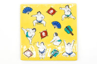 Sumo Wrestler Coaster, Japanese coaster, EdoMatcha
