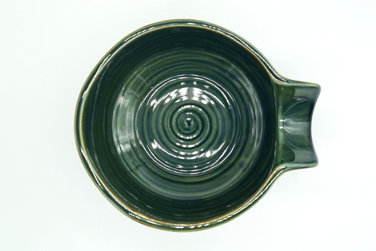 Oribe Katakuchi Chawan, Japanese Matcha Bowl, EdoMatcha
