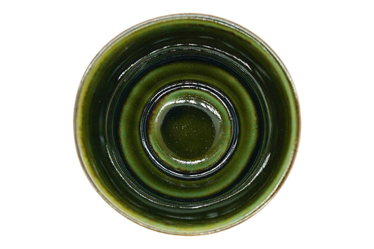 Koke Yunomi, Green Japanese Teacup