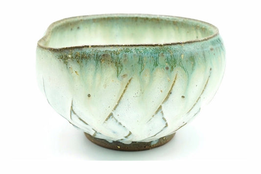 Artichoke Chawan, Japanese Matcha Bowl, EdoMatcha
