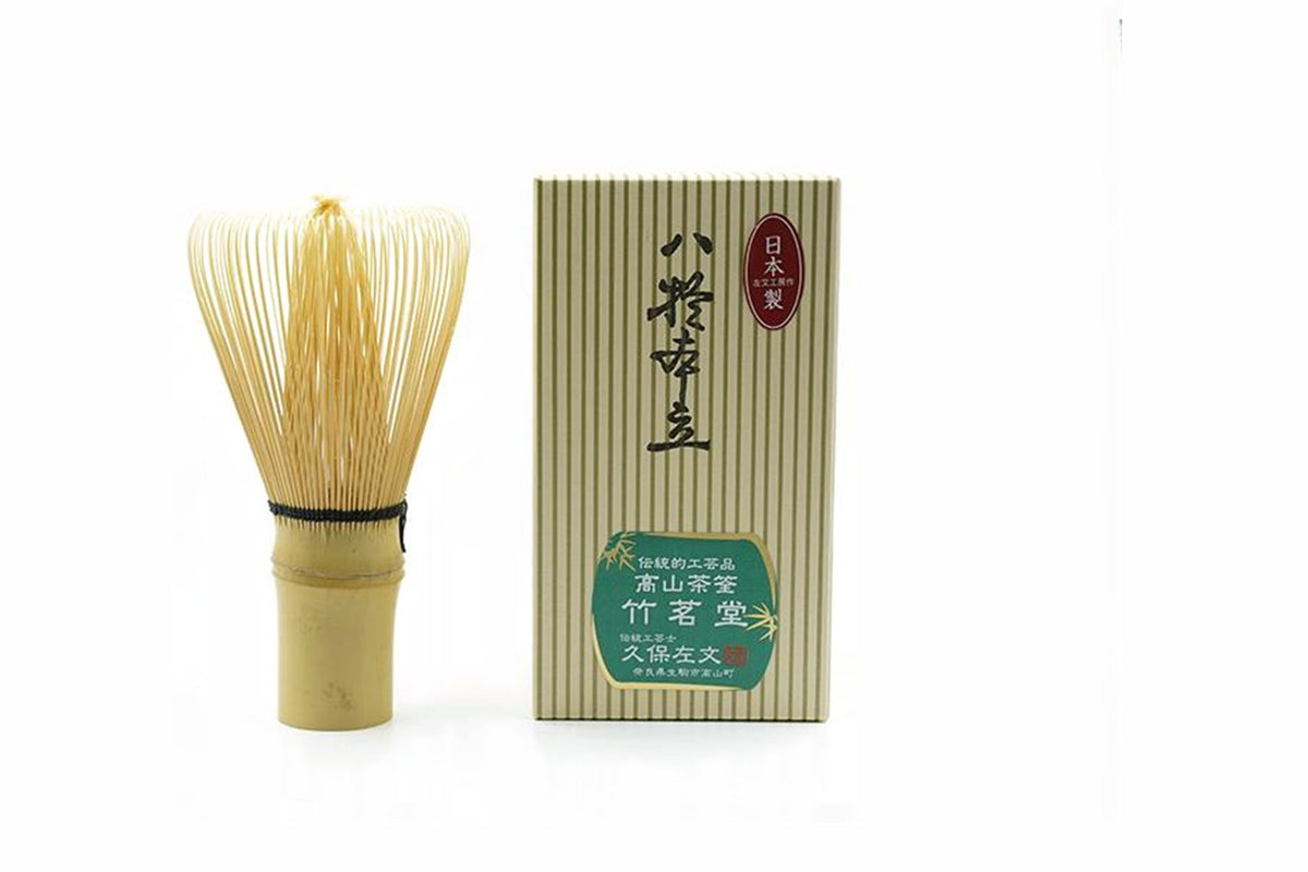 handcrafted Japanese matcha bamboo whisk chasen from Nara Prefecture