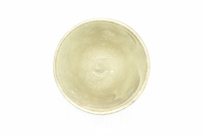 Daikon Yunomi from above, the pale cream inside