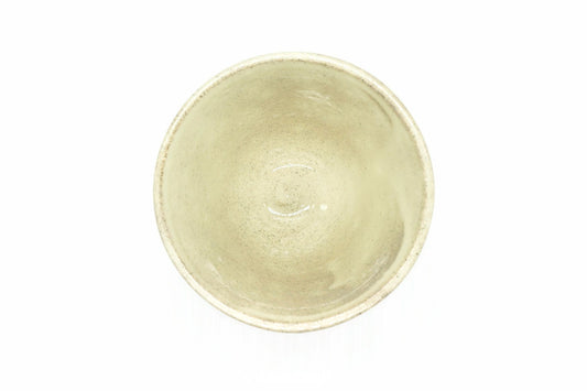 Daikon Yunomi from above, the pale cream inside