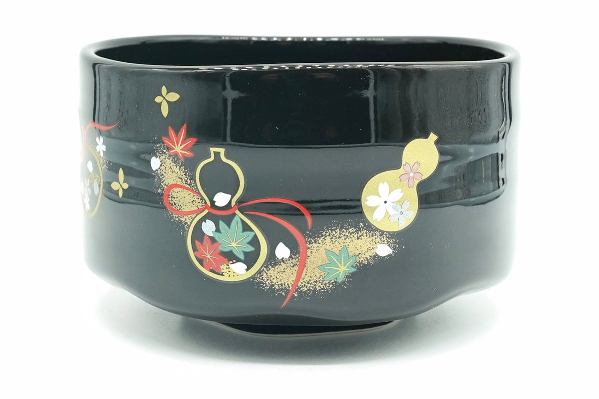 Kin Hyotan Chawan, Japanese Matcha Bowl, EdoMatcha