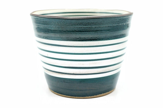 EdoMatcha Kuro To Shiro yunomi black and white teacup handcrafted in Japan