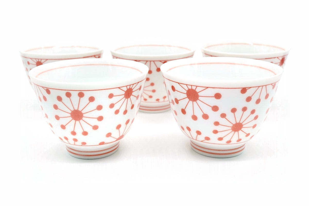 Matsuri Yunomi, Japanese Teacup, Set of 5 cups, EdoMatcha, Sydney