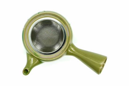 Midori-Zakura Green Cherry Blossom Kyusu Japanese Teapot EdoMatcha