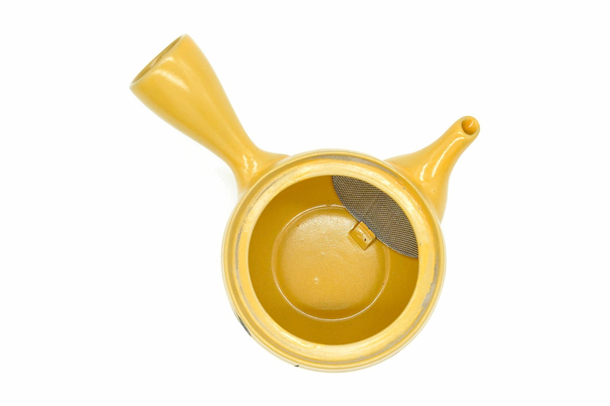 Natsu No Yoi Kyusu Yellow Japanese Teapot EdoMatcha Sydney