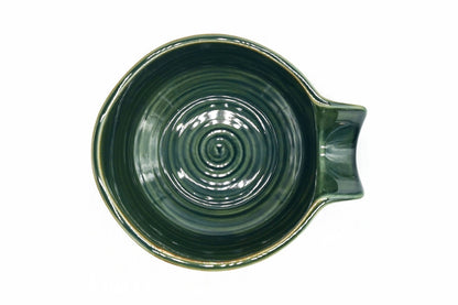 Oribe Katakuchi Chawan, Japanese Matcha Bowl, EdoMatcha