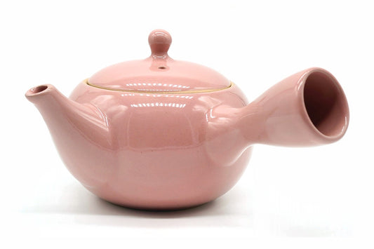 Pink Shunbun Kyusu, Spring Festival Japanese Teapot, EdoMatcha