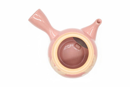Pink Shunbun Kyusu, Japanese Teapot, EdoMatcha