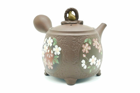 Sakura Hyotan Kyusu, Japanese Teapot, EdoMatcha