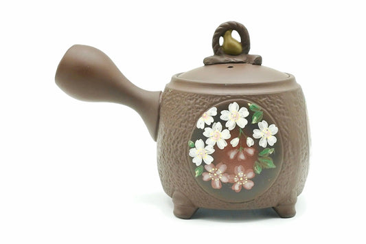 Sakura Hyotan Kyusu, Japanese Teapot, EdoMatcha