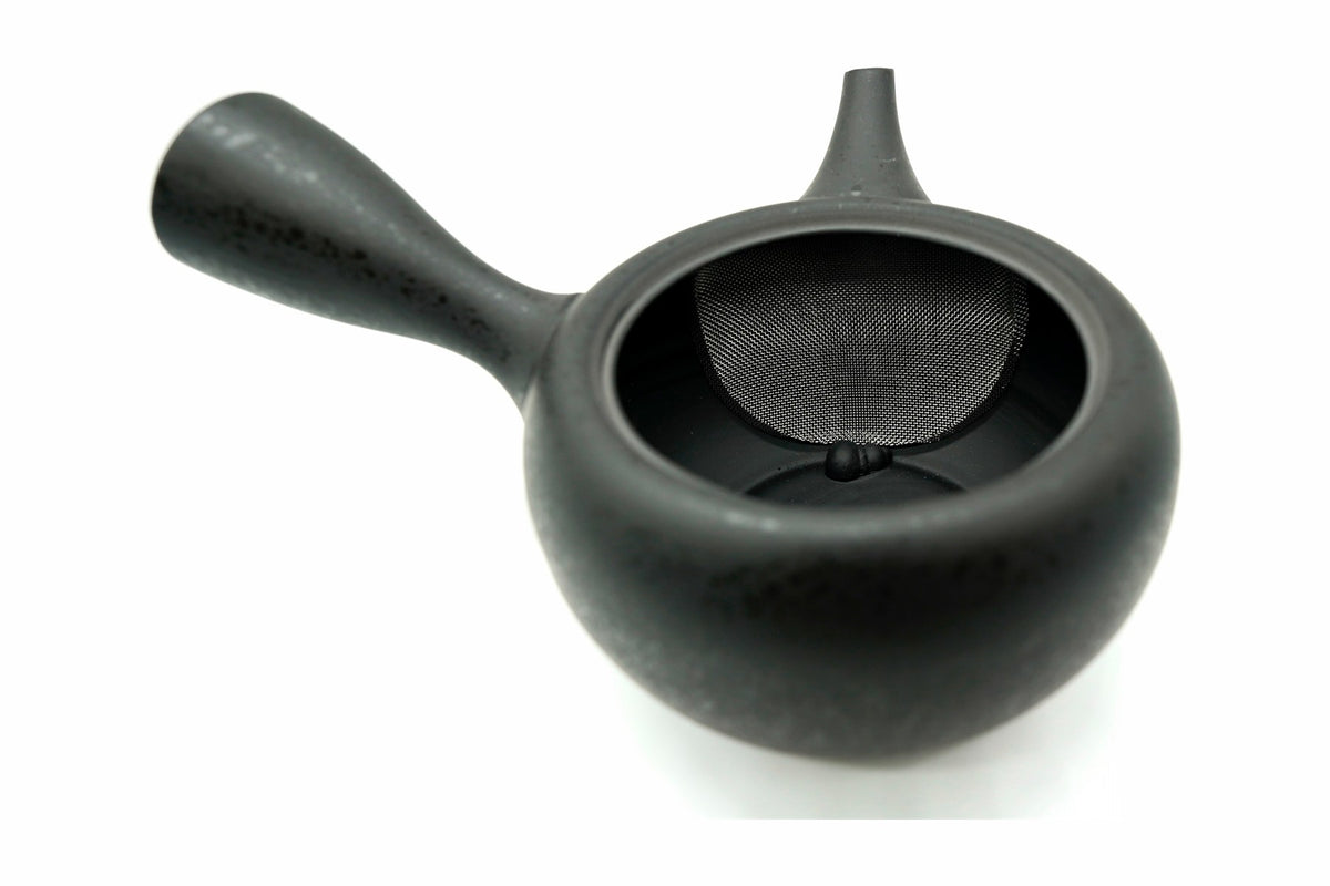 Shikkoku Kyusu Jet Black Japanese Teapot EdoMatcha Sydney