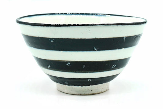 EdoMatcha Shima Chawan, Japanese Matcha Bowl