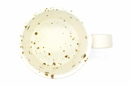 Shiro Danro Yunomi, White Fireplace Japanese Teacup, EdoMatcha