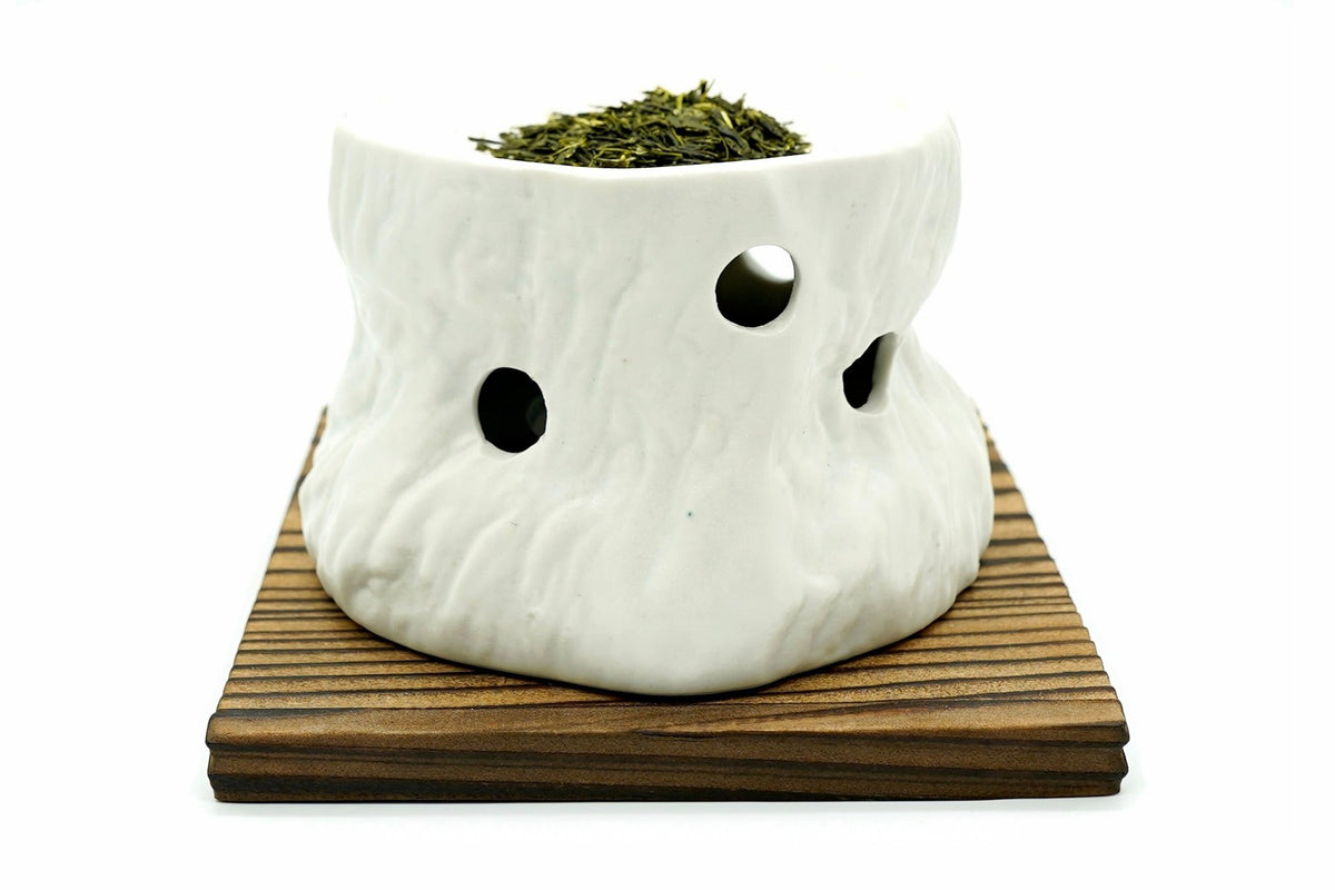 Shiro Kirikabu Cha-kōro, Tea Incense Burner, EdoMatcha