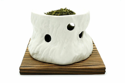Shiro Kirikabu Cha-kōro, Tea Incense Burner, EdoMatcha