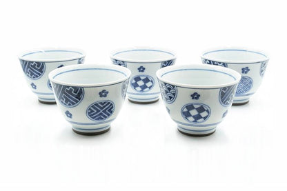 wa yunomi Japanese tea cup set of 5 edomatcha Australia