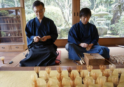 handcrafted Japanese matcha bamboo whisk chasen from Nara Prefecture